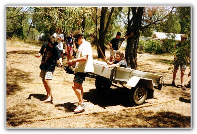MJ in car trailer being towed